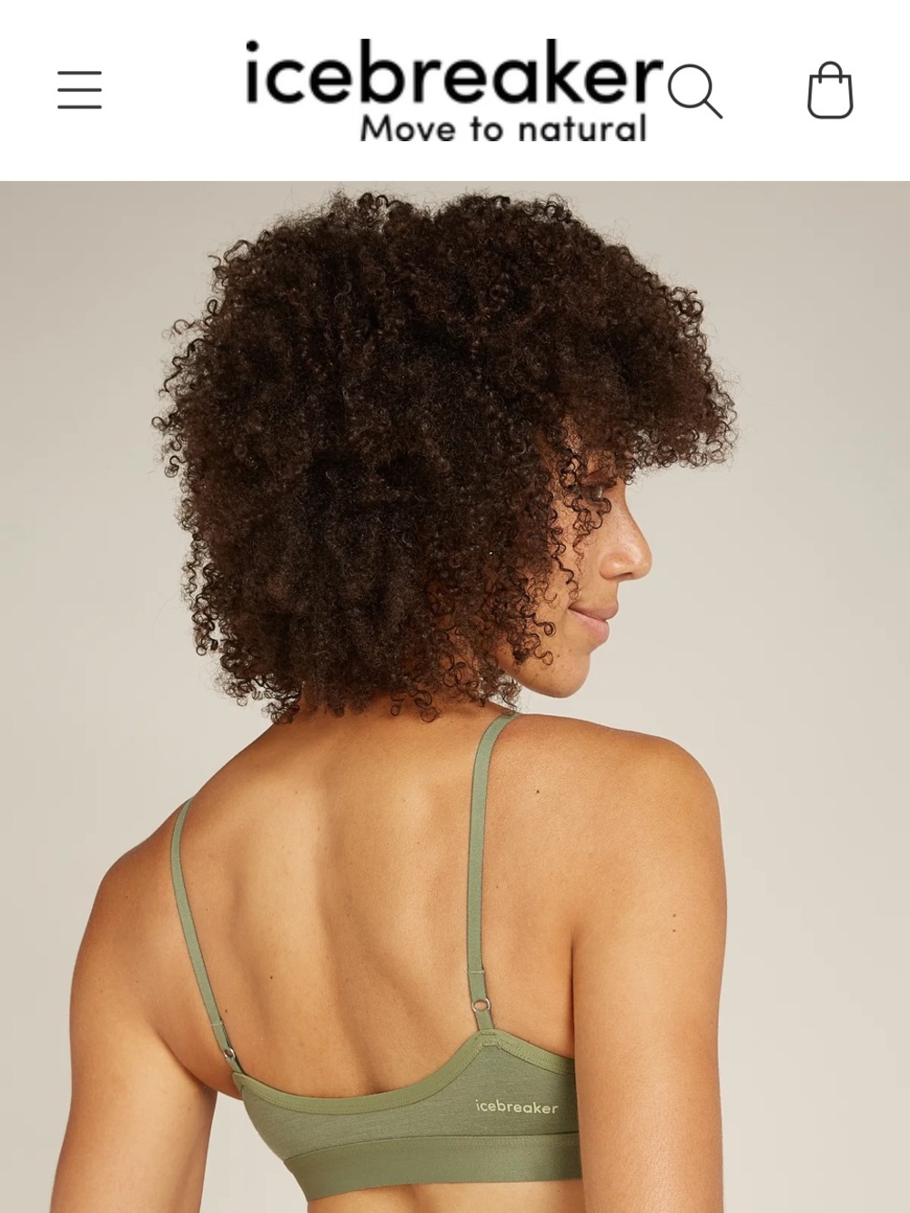 Women's Merino 150 Siren Bra by icebreaker - Picture 5 of 10